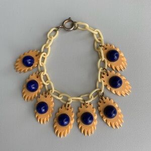 Women’s RARE Antique 1920s Bakelite and Celluloid Bracelet